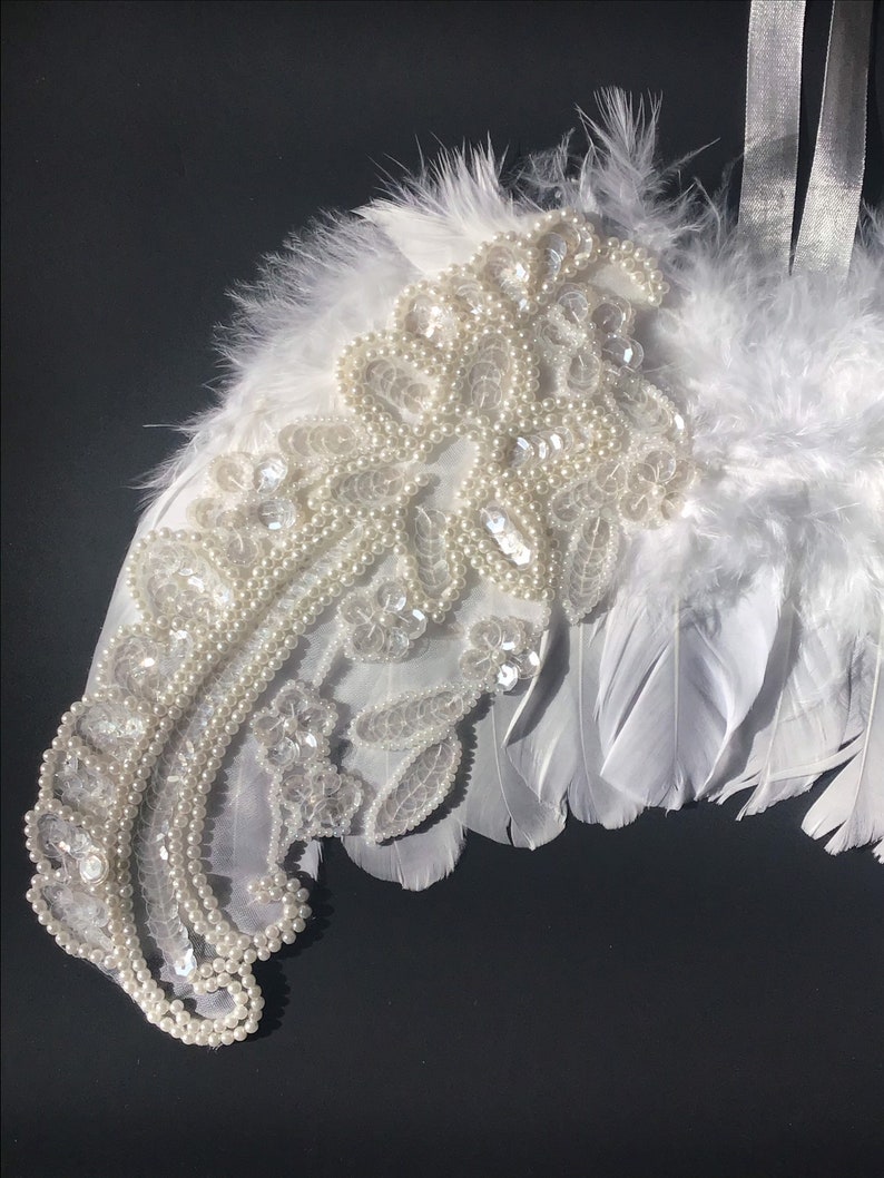 Angel Wings Door Knob Hanger Wall Hanging Memorial Etsy