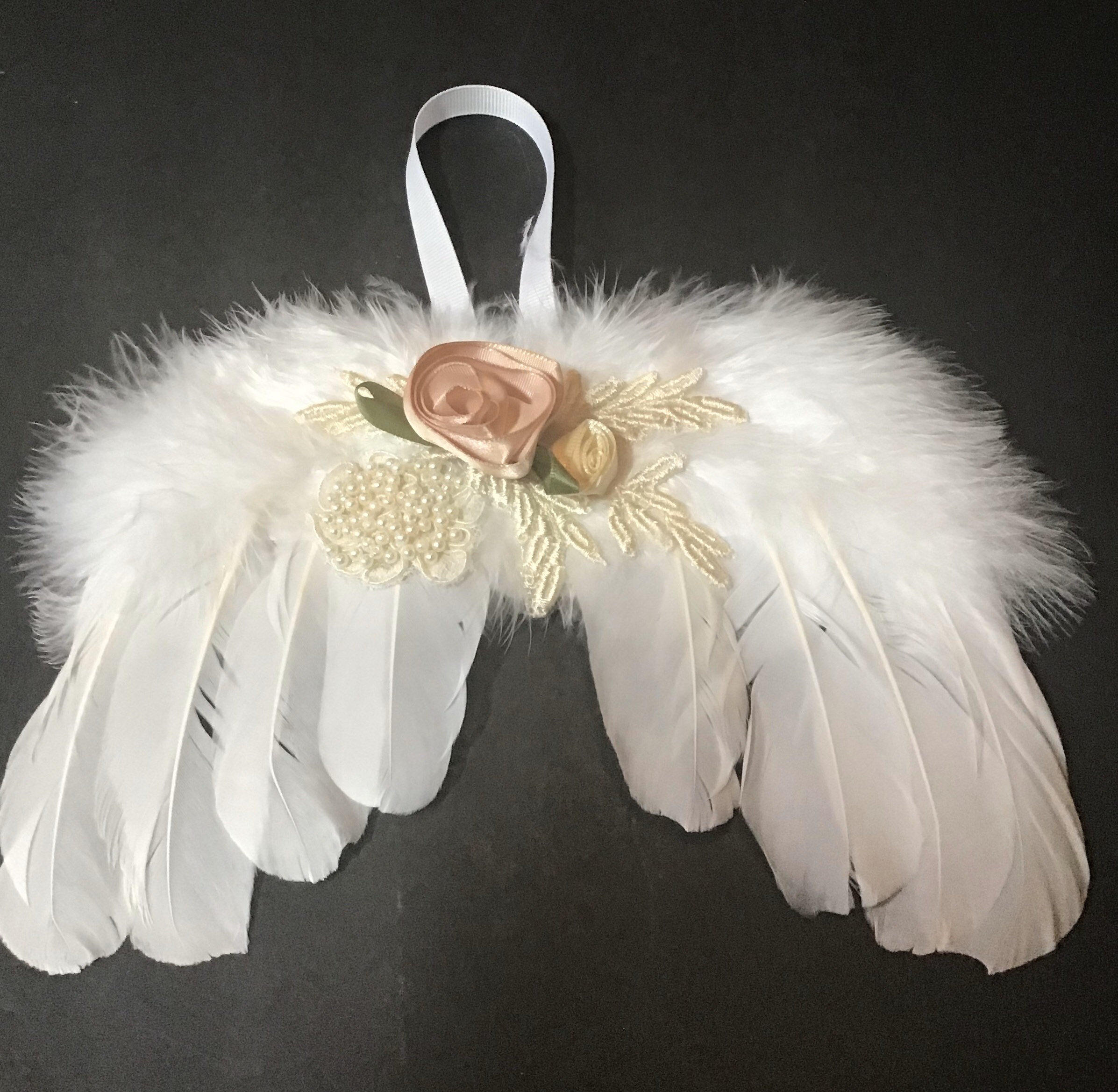 Angel Wings, Door Knob Hanger, Mothers Day Gift, Memorial to a Loved