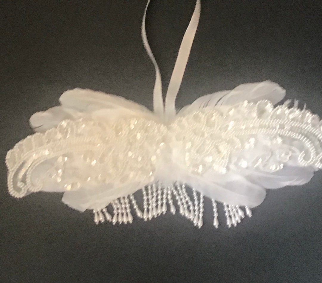 Angel Wings, Door Knob Hanger, Wall Hanging, Memorial to a Loved One, Tree Topper, Ornament