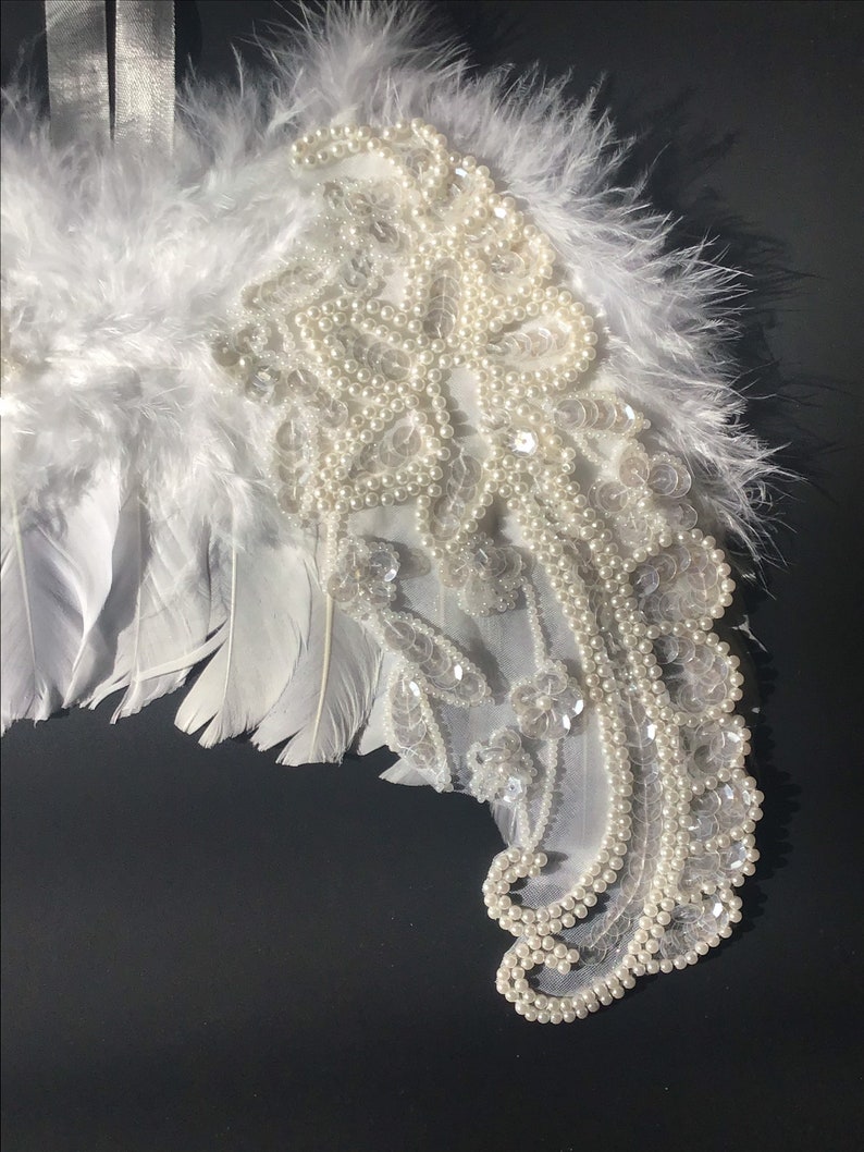 Angel Wings Door Knob Hanger Wall Hanging Memorial Etsy