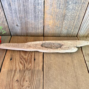 12" long driftwood bark tray/base piece, flat driftwood bark piece for use as base, driftwood bark for signage, driftwood wall art