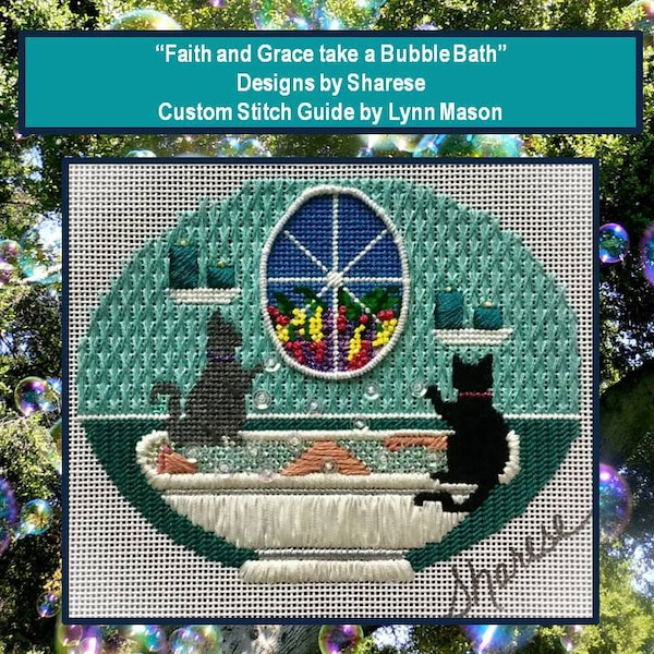 Faith and Grace "Bubble Bath "Stitch Guide