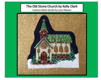 Stitch Guide - Old Stone Church - A Kelly Clark Design