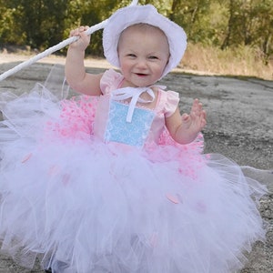 BO PEEP, Bo Peep costume, Toy Story costume, Bo Peep tutu, Toy story tutu dress, toy story halloween, little bo peep, little bo peep tutu image 1