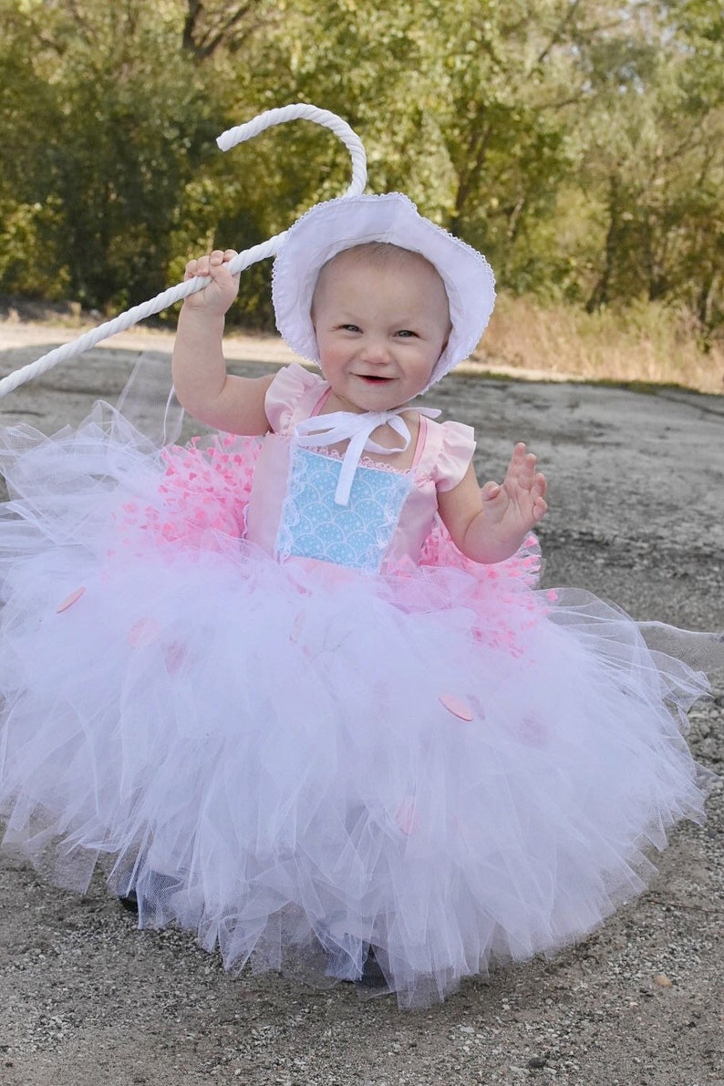 BO PEEP, Bo Peep costume, Toy Story costume, Bo Peep tutu, Toy story tutu dress, toy story halloween, little bo peep, little bo peep tutu image 1