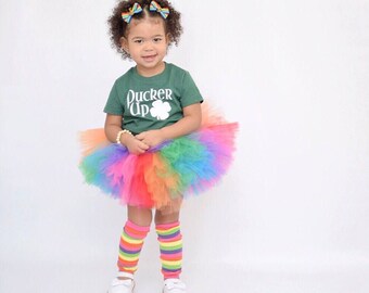 Rainbow CLASSIC, rainbow tutu, rainbow skirt, girls rainbow tutu, girls tutu, toddler tutu, baby tutu, st patricks tutu, rainbow
