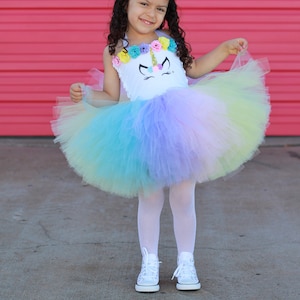 UNICORN tutu dress, tutu dress, unicorn birthday, rainbow tutu dress, pastel tutu, unicorn dress