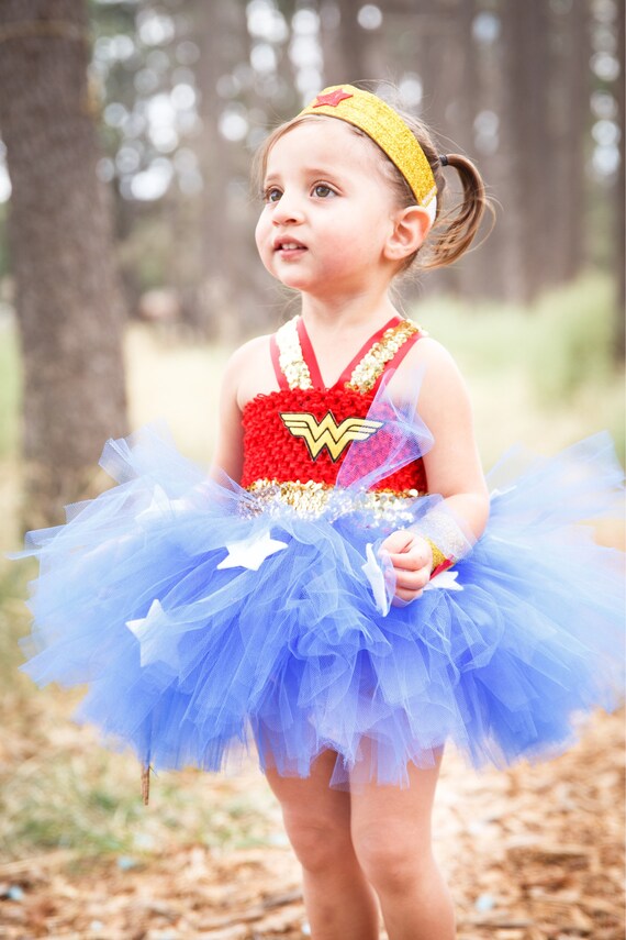 Wonder Girl Costume Super Woman Costume for Girls Halloween 