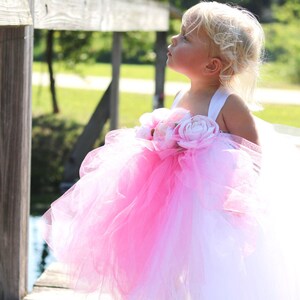 JULIA, baby doll floor length dress, newborns/infants/toddlers/girls for birthdays, flower girl dress, christening gown photography image 1