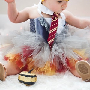 WIZARD, Harry Potter costume, Harry Potter tutu, Harry Potter tutu dress, Harry Potter halloween, Hermione costume, Hermione halloween image 3