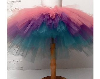 TROLLS, trolls tutu, princess poppy tutu, High low tutu, tutu, baby tutu, girls tutu, birthday tutu, toddler tutu, adult tutu