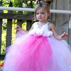JULIA, halter top tutu dress, flower girl dress, tutu dress, girls tutu dress, baby tutu dress, christening gown, birthday dress, tutu,