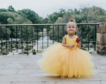BELLE, Belle costume, Belle tutu, Belle tutu dress, Belle halloween, Beauty and the Beast, Beauty and the Beast costume