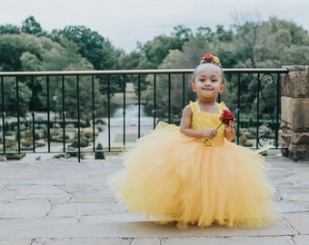 BELLE, Belle costume, Belle tutu, Belle tutu dress, Belle halloween, Beauty and the Beast, Beauty and the Beast costume
