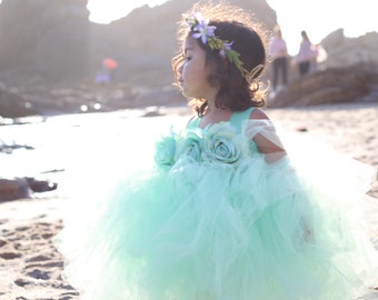 AVA, pastel dress, tea length dress, tutu dress,  dress, flower girl dress, pageant dress, toddler tutu dress, party dress,