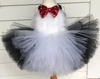 CAT, Cat in the Hat, Cat in the Hat inspired costume, cat dress, cat in the hat tutu