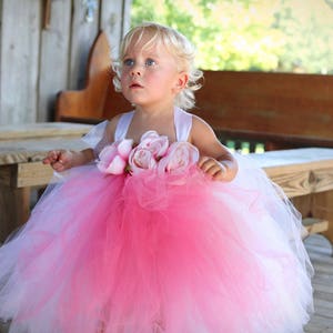 JULIA, baby doll floor length dress, newborns/infants/toddlers/girls for birthdays, flower girl dress, christening gown photography image 2