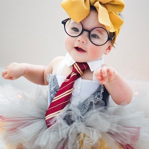 WIZARD, Harry Potter costume, Harry Potter tutu, Harry Potter tutu dress, Harry Potter halloween, Hermione costume, Hermione halloween image 2