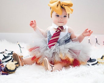 WIZARD, Harry Potter costume, Harry Potter tutu, Harry Potter tutu dress, Harry Potter halloween, Hermione costume, Hermione halloween