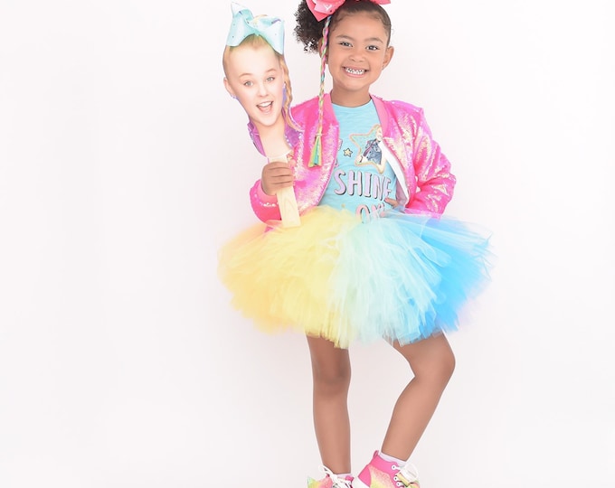 JOJO, Jojo Inspired Tutu, Rainbow Tutu, Rainbow Skirt, Jojo Siwa Tutu