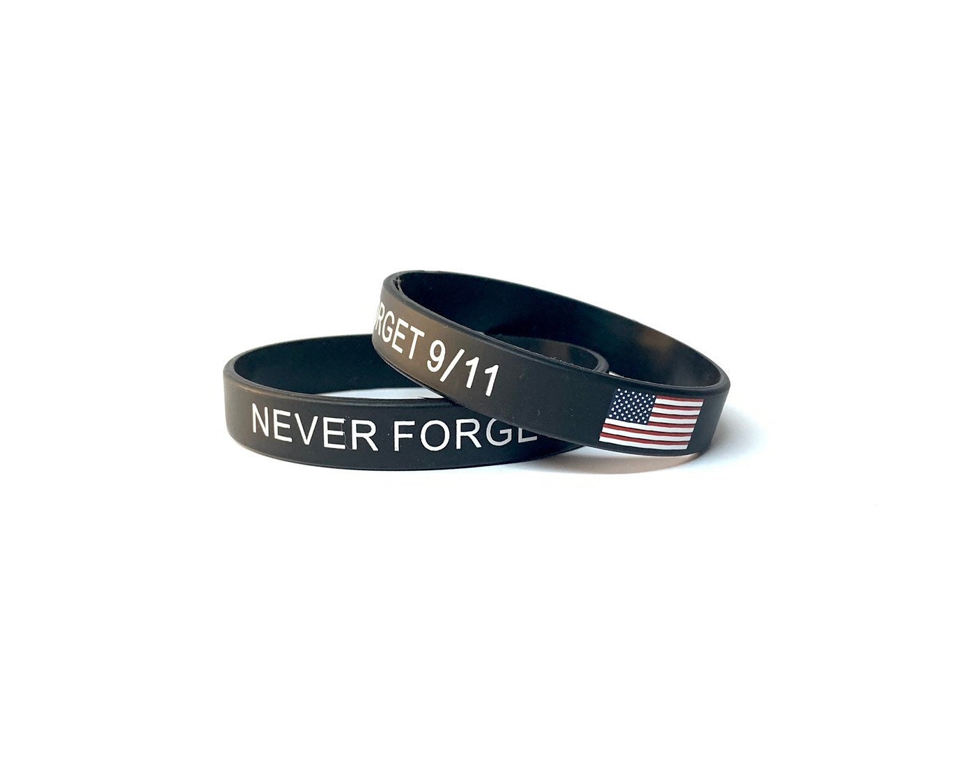 9/11 Never Forget Bracelets, 9-11 Wristband Commemoration, 9 11