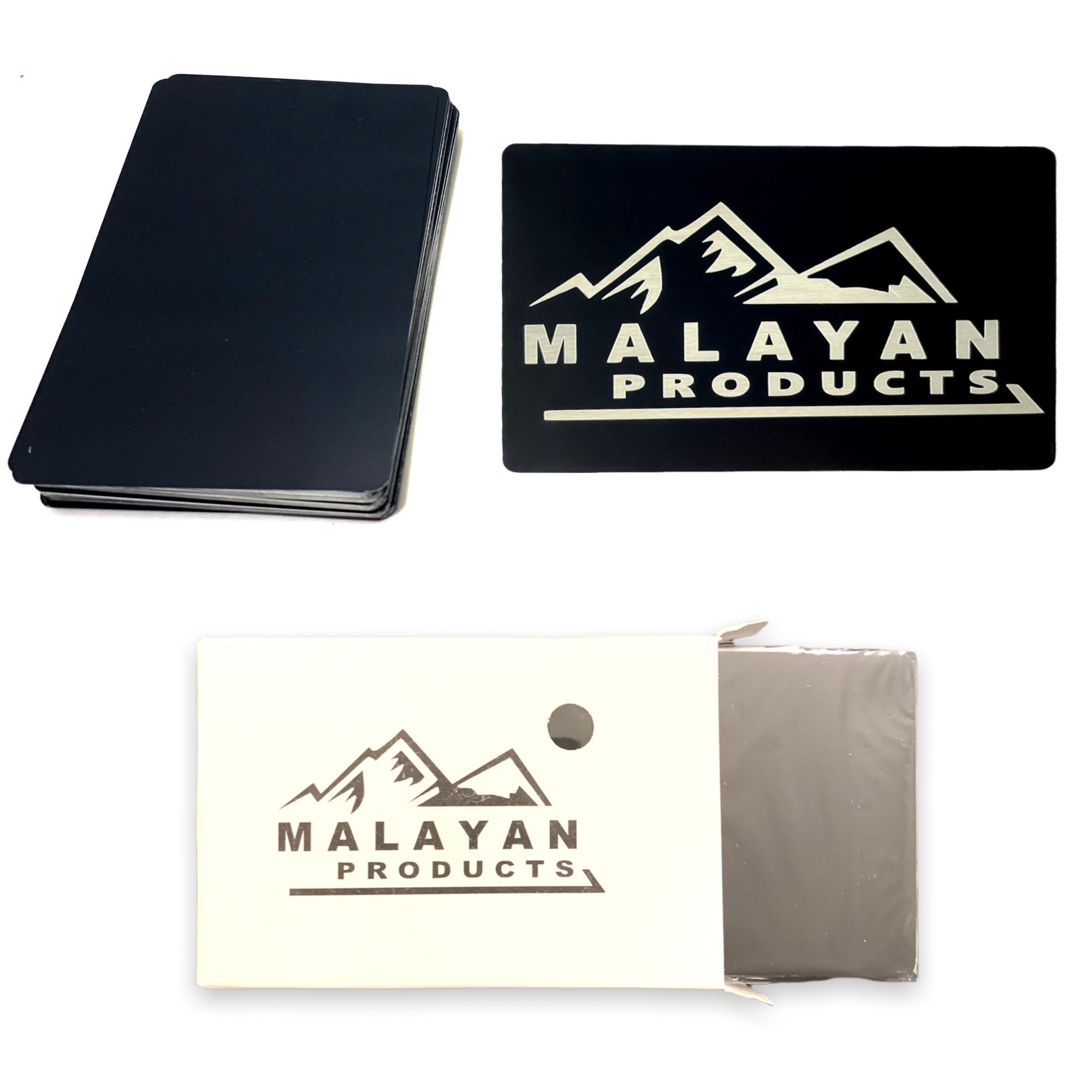 Metal Business Cards Blank Name Card Sublimation Aluminum, Silver 25pcs -  Bed Bath & Beyond - 36759390
