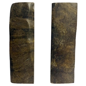 Buffalo Horn Scales, DIY Knife Handle Making Horn Bark Scales, Buffalo Horn material knife making blanks crafting, knife scales Buffalo Bark