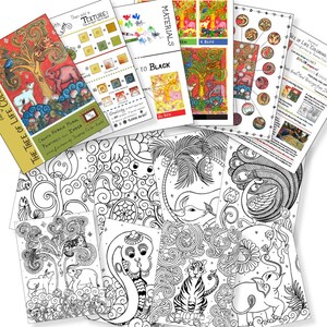 Download Pdf Coloring Book The Tree Of Life More Than A Coloring Etsy