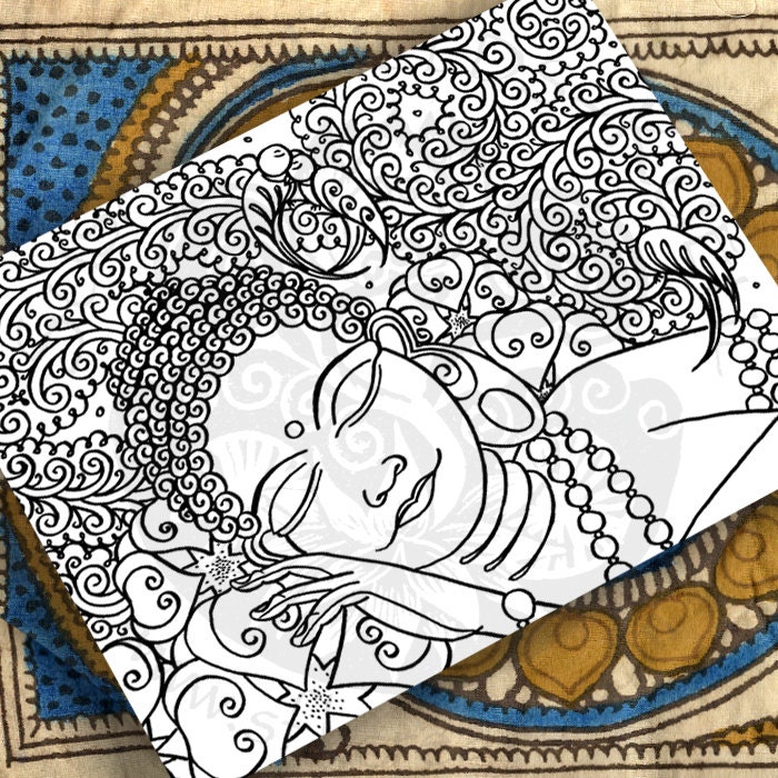 BUDDHA COLORING PAGE Etsy BUDDHA COLORING PAGE Etsy