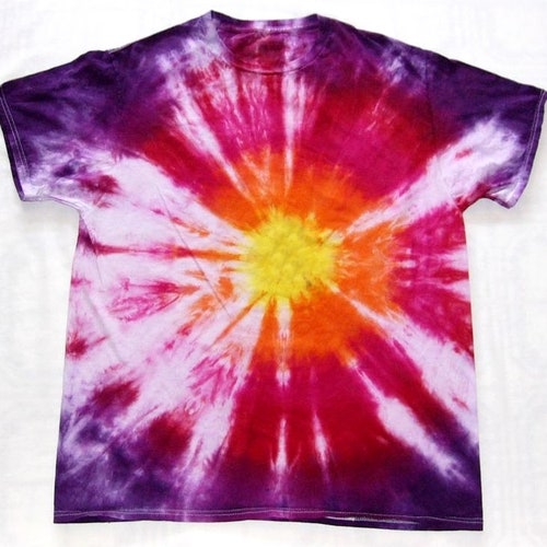 Tie Dye T Shirt Spiral Handmade Tye Die Infant Toddler Youth - Etsy