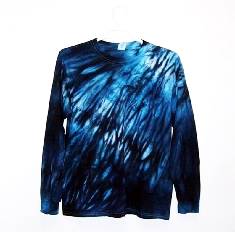 Tie Dye Shibori Long Sleeve T Shirt Adult Youth Sizes ID Etsy