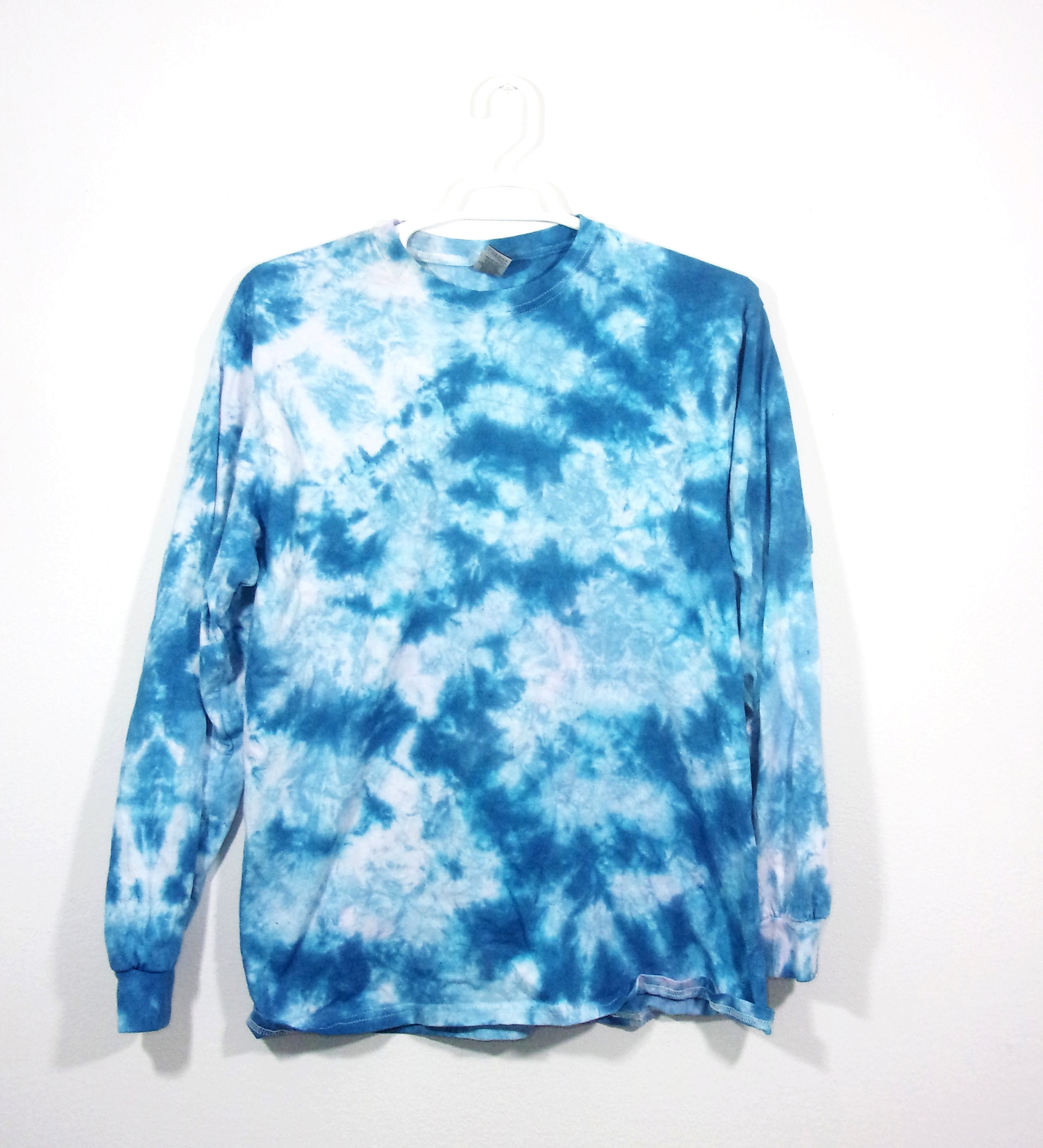 Tie Dye Crinkle Long Sleeve T Shirt Adult Youth Sizes ID - Etsy