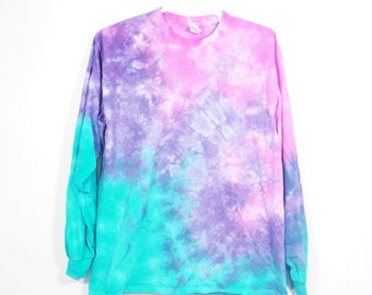 long tie dye shirt