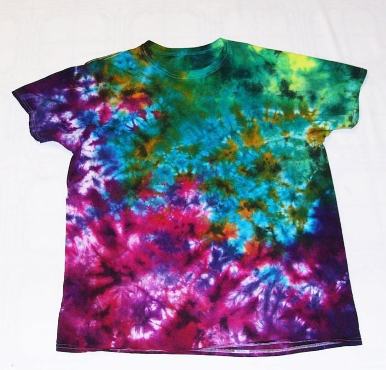 crinkle tie dye shirt
