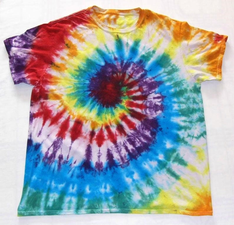 Tie Dye T Shirt Spiral Handmade Tye Die Infant Toddler Youth | Etsy