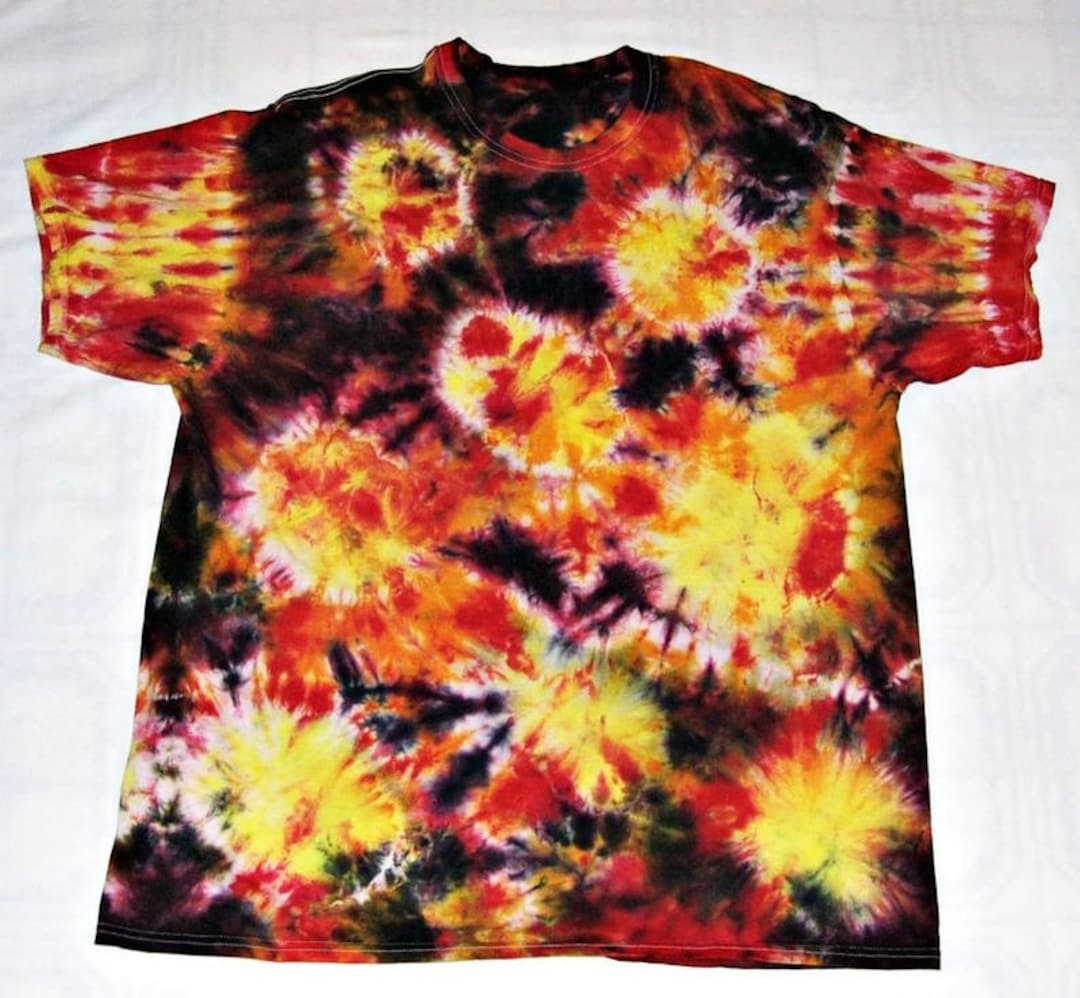 tie-dye-t-shirt-sunburst-handmade-tye-die-infant-toddler-youth-etsy