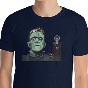 Frankenstein Halloween Short-Sleeve Unisex Costume T-Shirt, Gift Idea for Him or Her