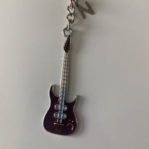Personalised Guitar keyring