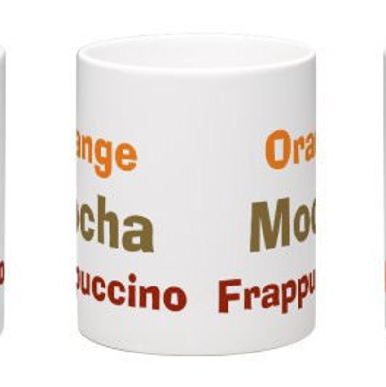 Brother gift Orange Mocha Frappuccino mug Zoolander mug Etsy