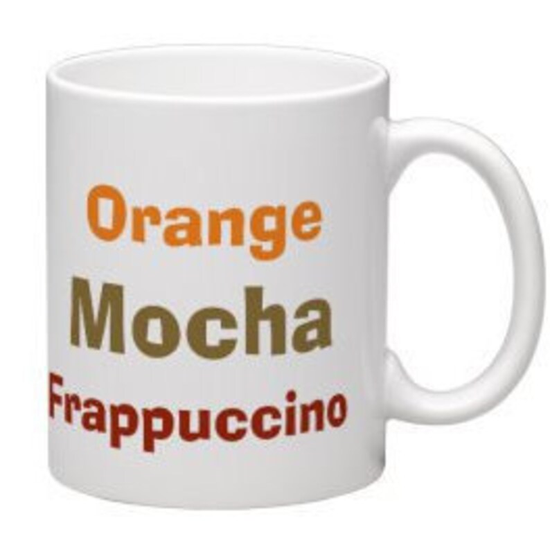 Brother gift Orange Mocha Frappuccino mug Zoolander mug Etsy