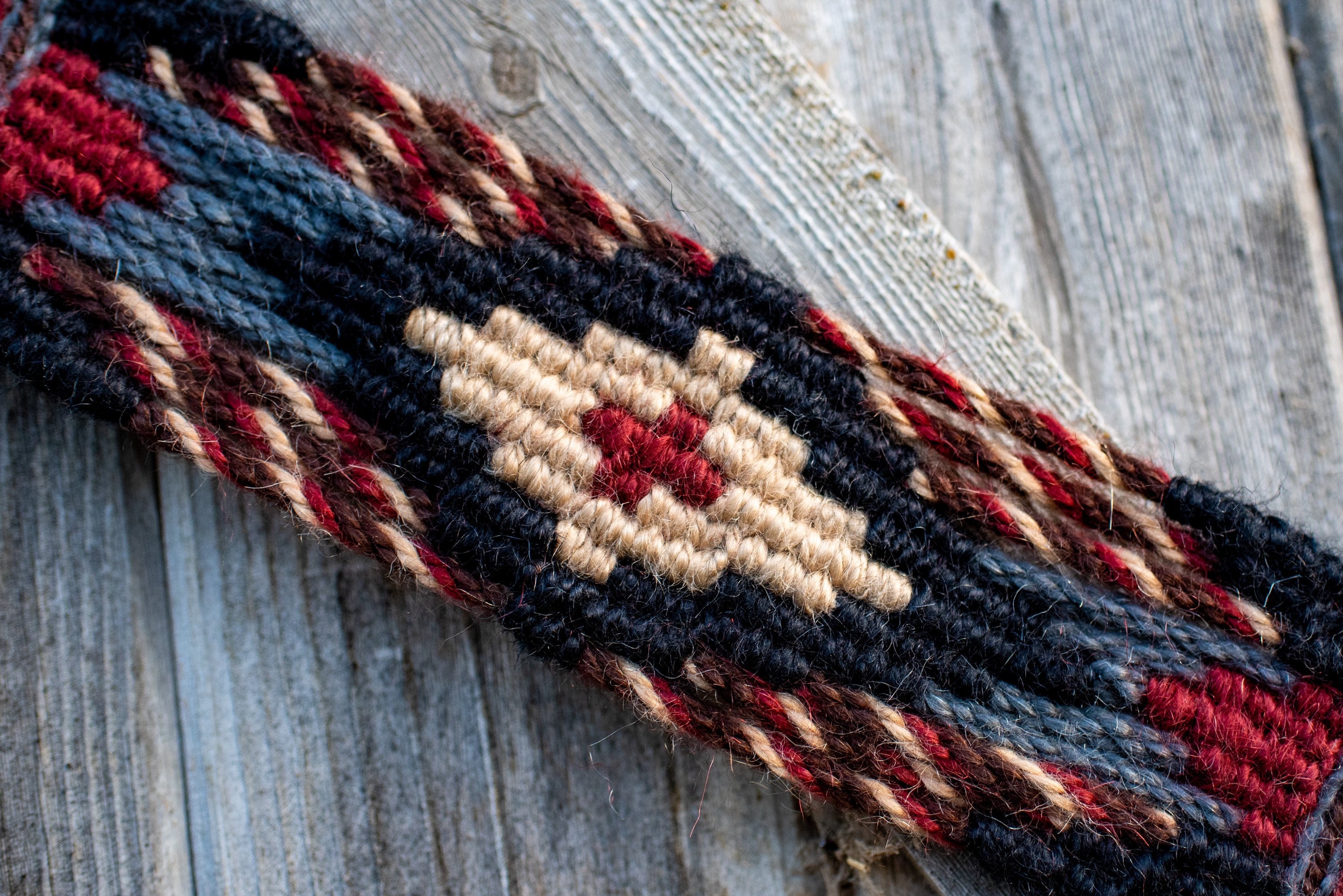 Collier Poitrine 100% Mohair Fait Main – Équitation – Neuf