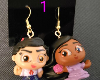 Boucles d'oreilles faites main Disney Doorables