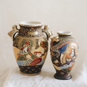 Japanese Vase With Samurai - Etsy