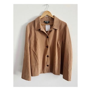 Vintage 90&#39;s Soft Camel Button Up by BRIGGS fits like an extra large XL