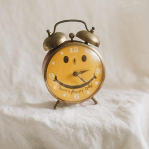 Smiley Alarm Clock - Etsy