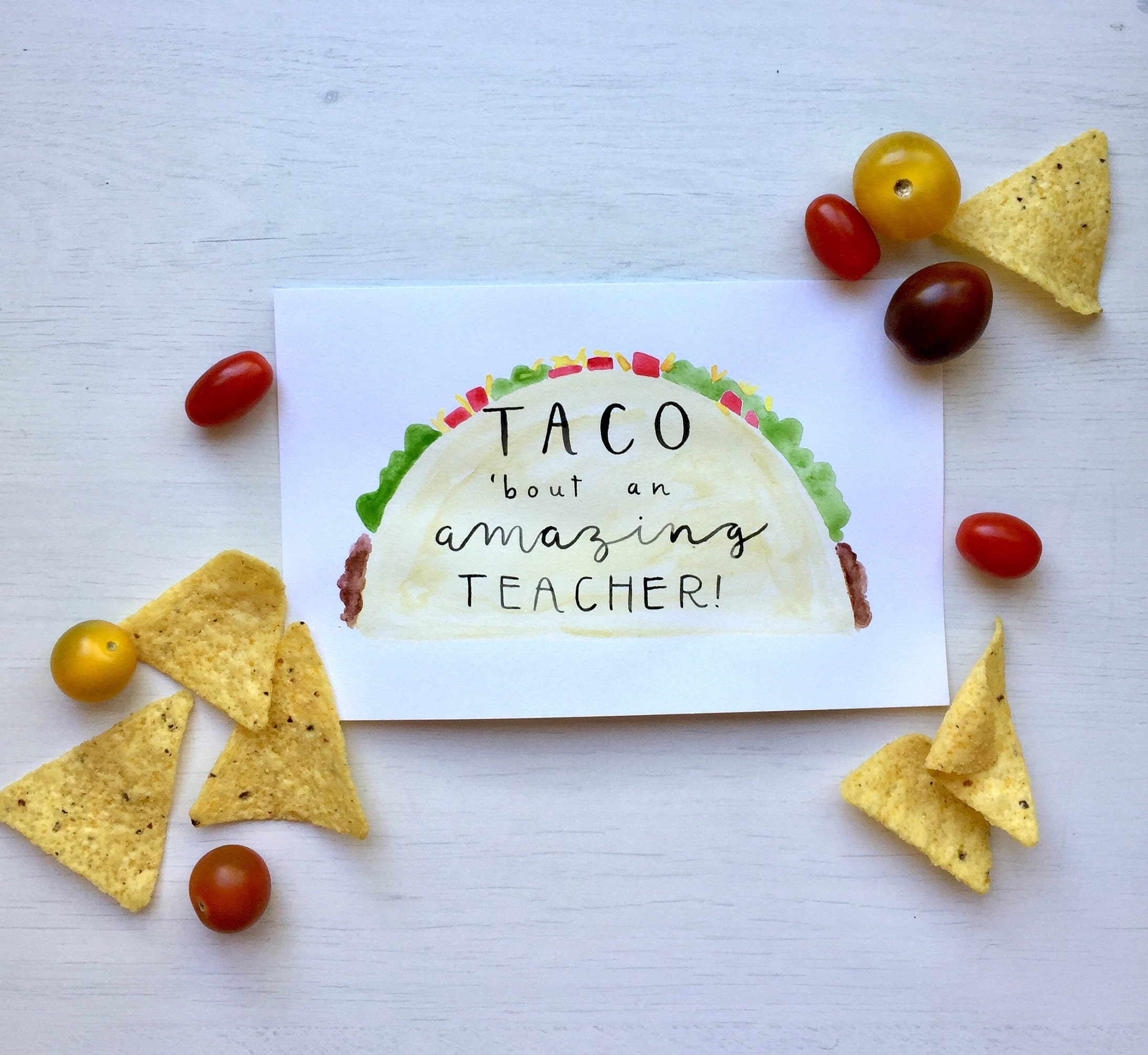 Teacher Appreciation Week Taco 'bout an Amazing Teacher Etsy