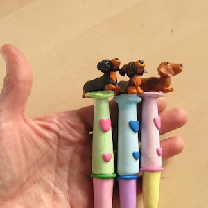 Dachshund Crochet Hook-Ergonomic Hook- Custom Crochet hook