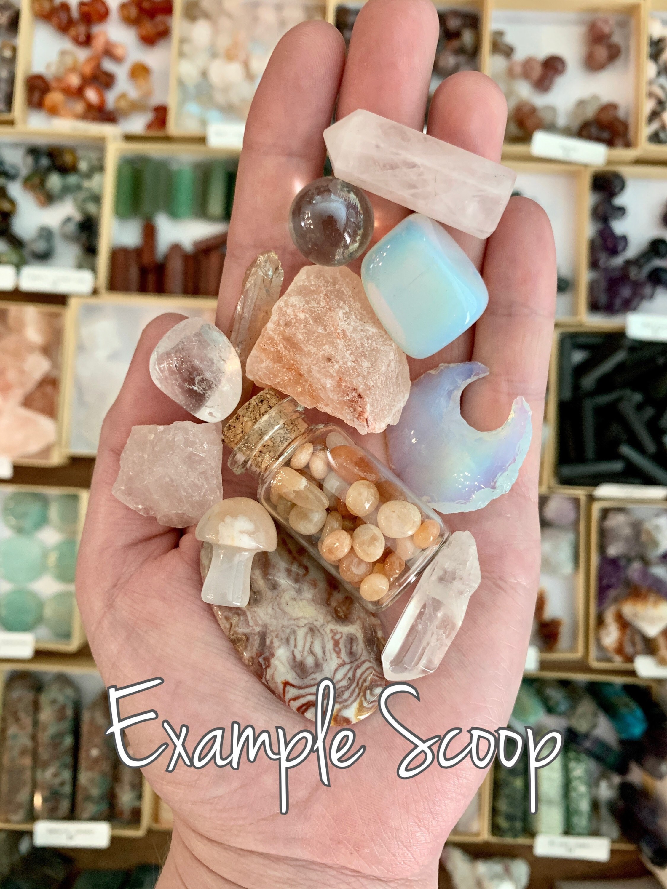 Fairy Crystal Scoop Crystal Confetti Etsy