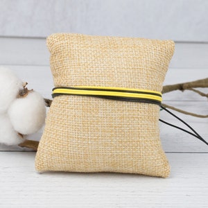 Black & Yellow Cord Bracelet, Waterproof, Adjustable Friendship Bracelet