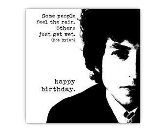 Bob Dylan Birthday Card - Etsy
